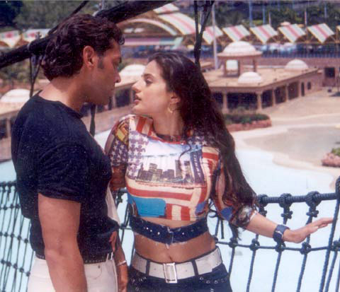 Amisha Patel and Bobby Deol